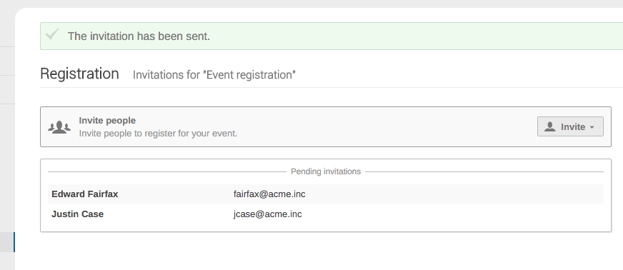 Registration Configuration